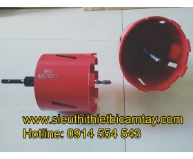 Mũi khoan rút lõi tường bê tông khô D132xL200 mm