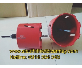 Mũi khoan rút lõi tường bê tông khô D140xL200 mm