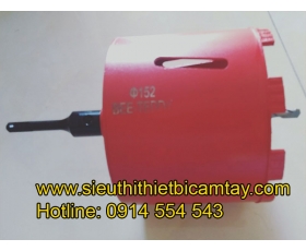 Mũi khoan rút lõi tường bê tông khô D152xL200 mm