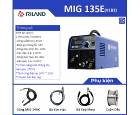 MÁY HÀN RILAND MIG 135E MẪU MỚI