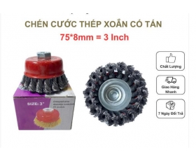 Chén cước xoắn D75 x M10 x 1.5mm