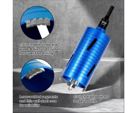 Mũi khoan rút lõi bê tông, gạch D50 x 180 mm